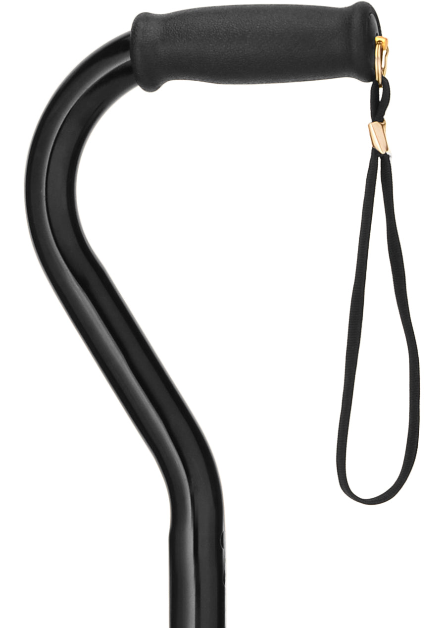HEAVY DUTY CANE OFFSET BLACK