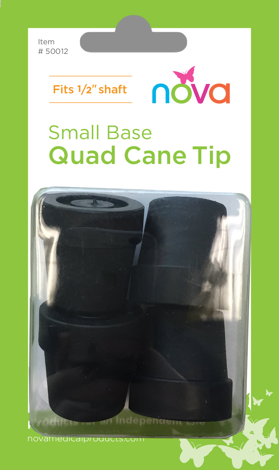 TIPS FOR SM QUAD CANE BLK-2 PR