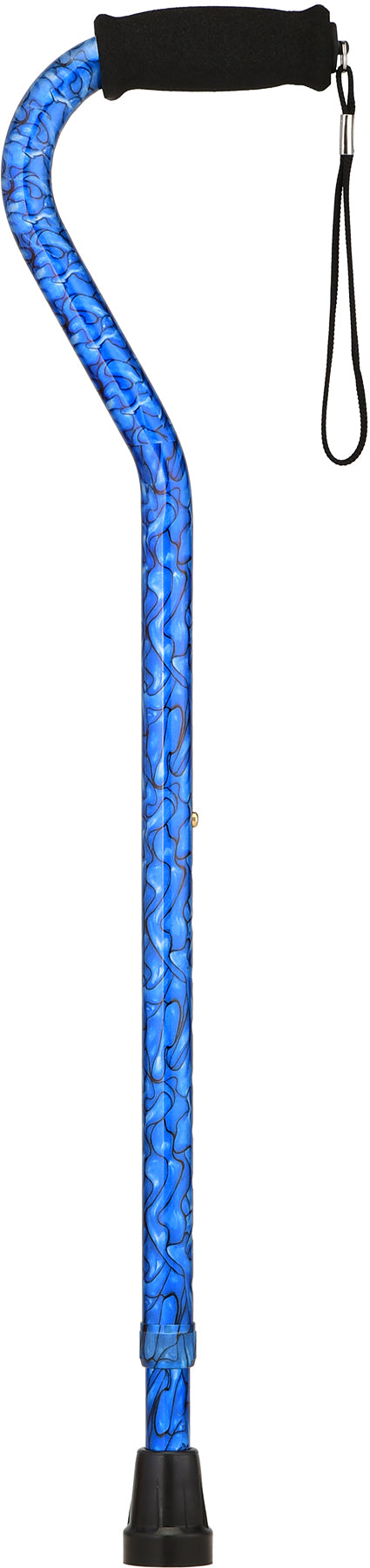 HD OFFSET CANE BLUE WAVES