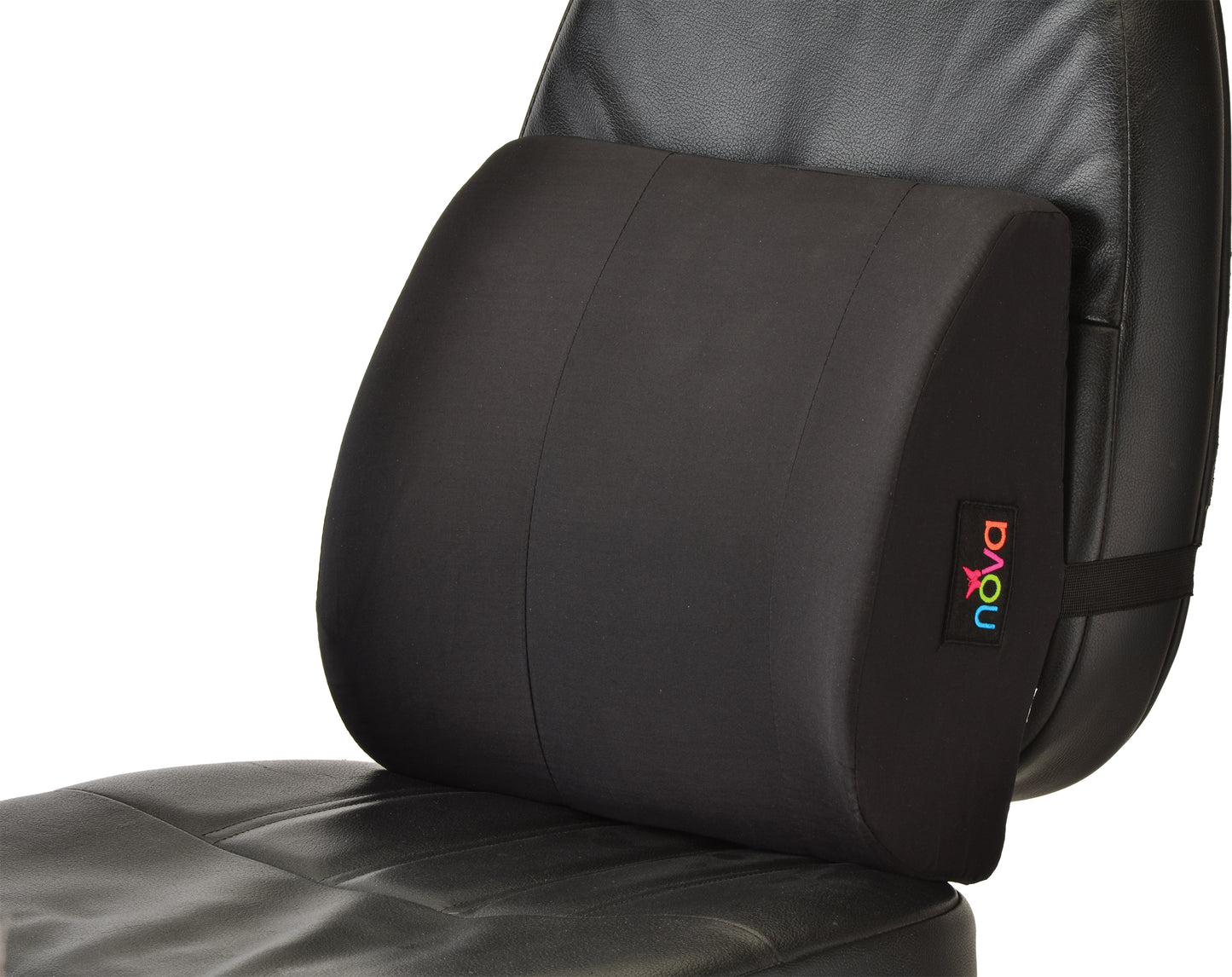 BACK CUSHION MEMORY FOAM BLACK