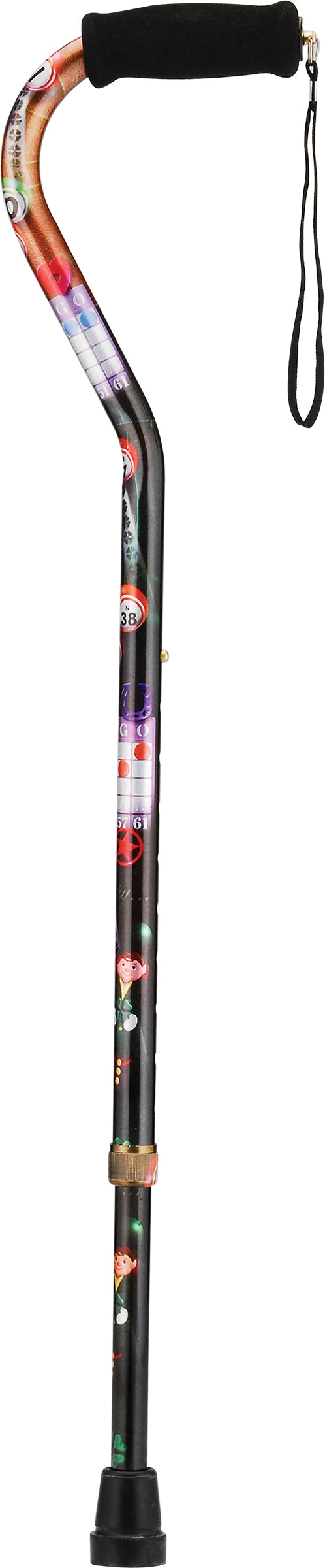 CANE OFFSET BINGO NGHT W/STRAP