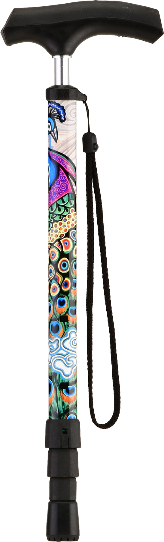 CARRY CANE PROUD PEACOCK