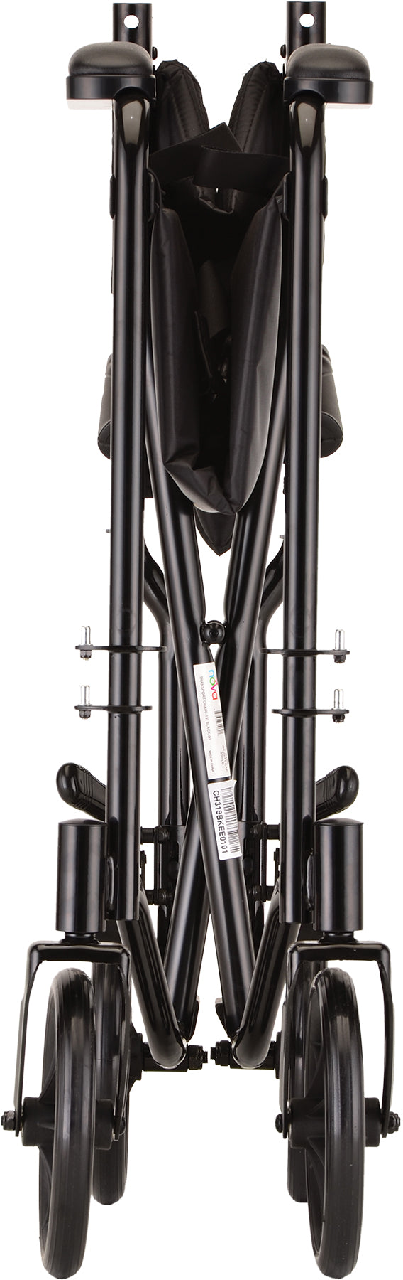 TRANSPT CHAIR 19" STEEL BLACK