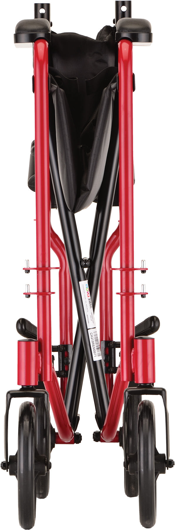 TRANSPT CHAIR 19" STEEL RED