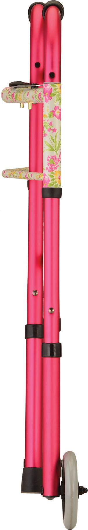 FLD WLKR W/5" WHEELS DSNR PINK