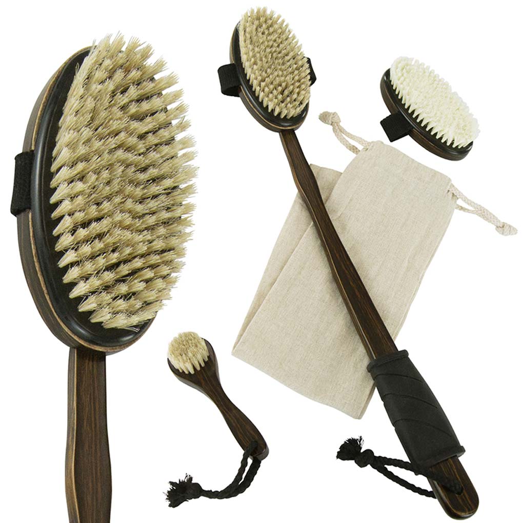 Body Brush Set Dark