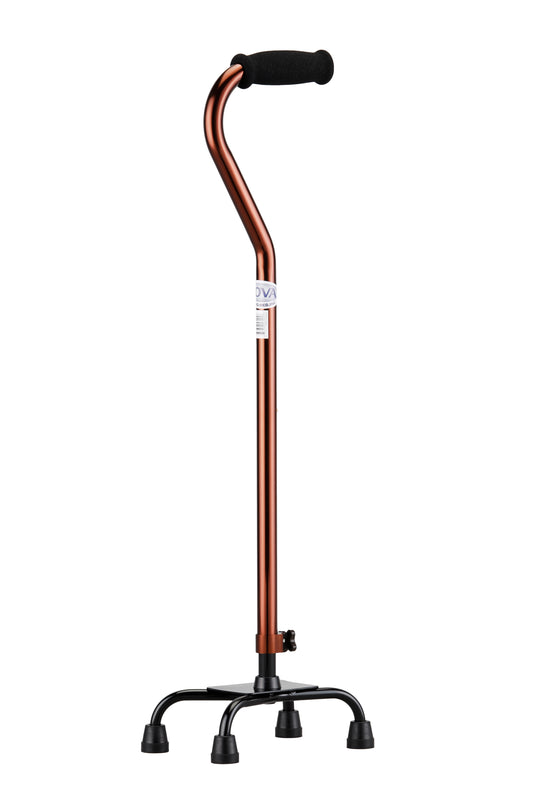 QUAD CANE SMALL BASE BRONZE