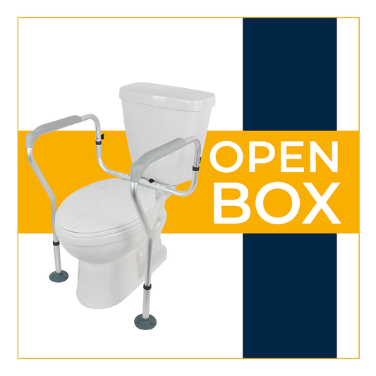 *Open Box* Toilet Safety Rail