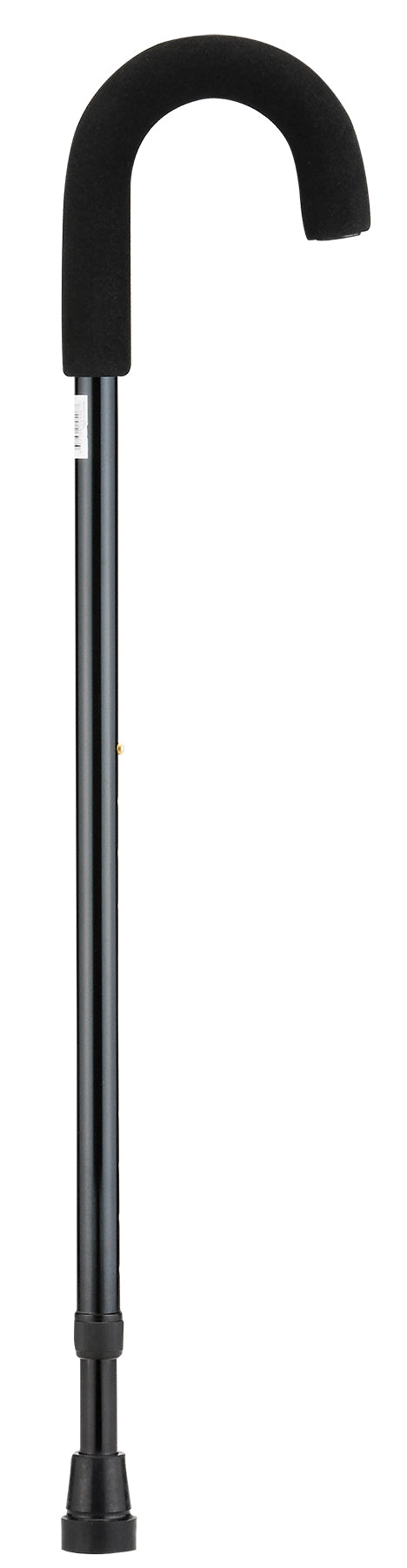 CANE CURVED HANDLE BLACK