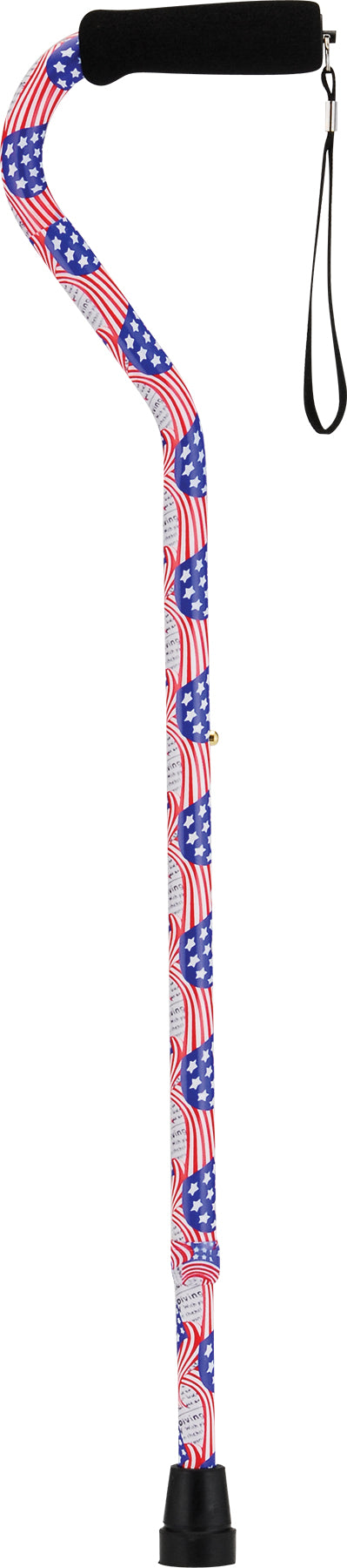 CANE OFFSET STARS AND STRIPES
