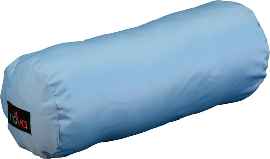 ROLL PILLOW SKY BLUE SATIN