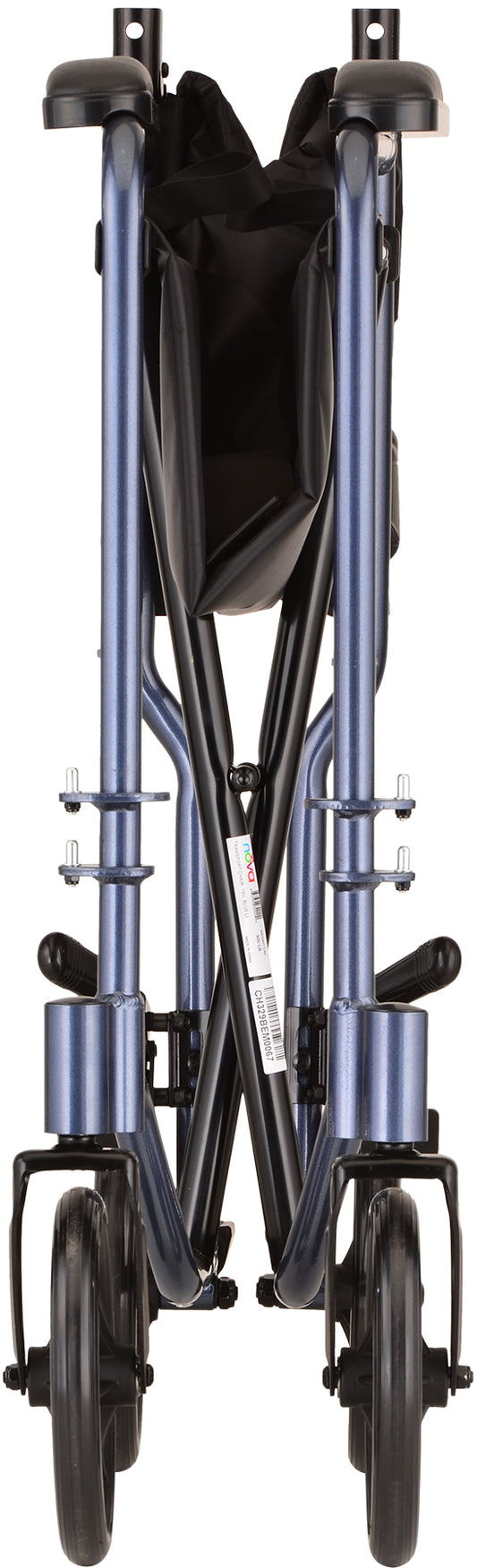 TRANSPORT CHAIR 19" LTWT BLUE